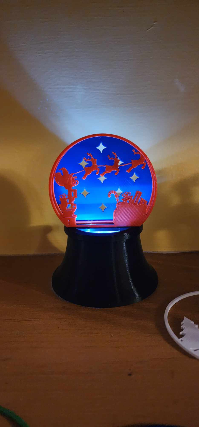 Lighted Snow Globe - build your own