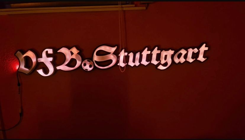 VFB Stuttgart Led Schriftzug