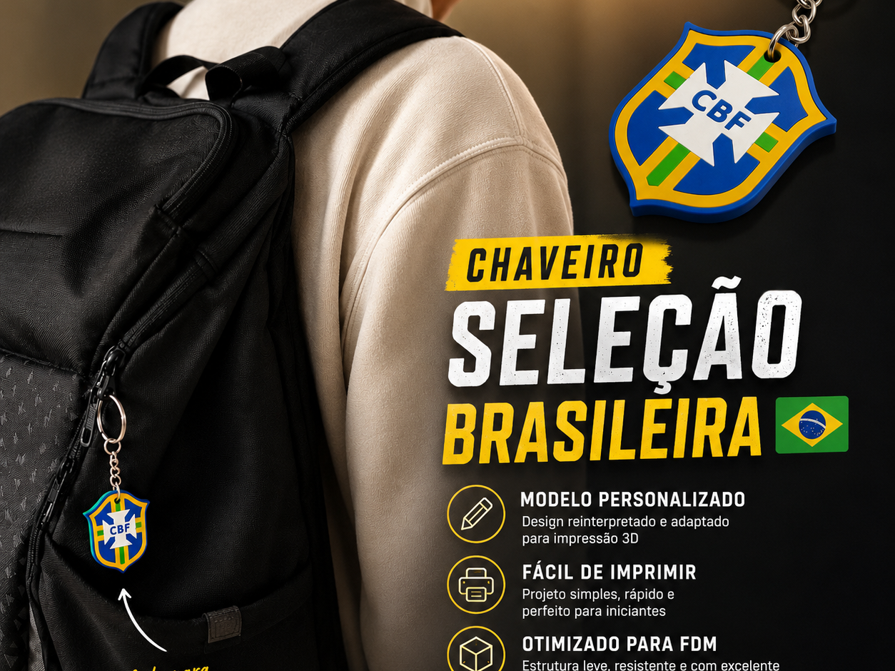 Seleção Brasileira  | Multicolorido MakerLab