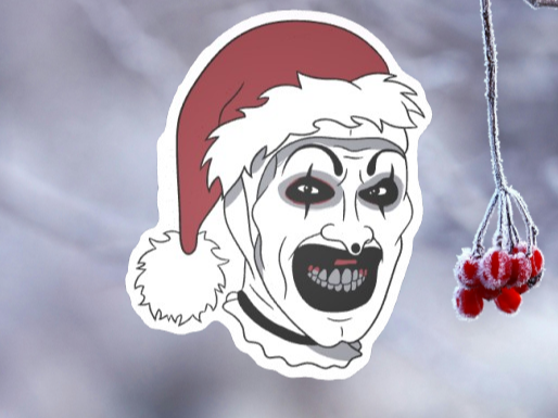 Art The Clown Christmas Wallart/Sign