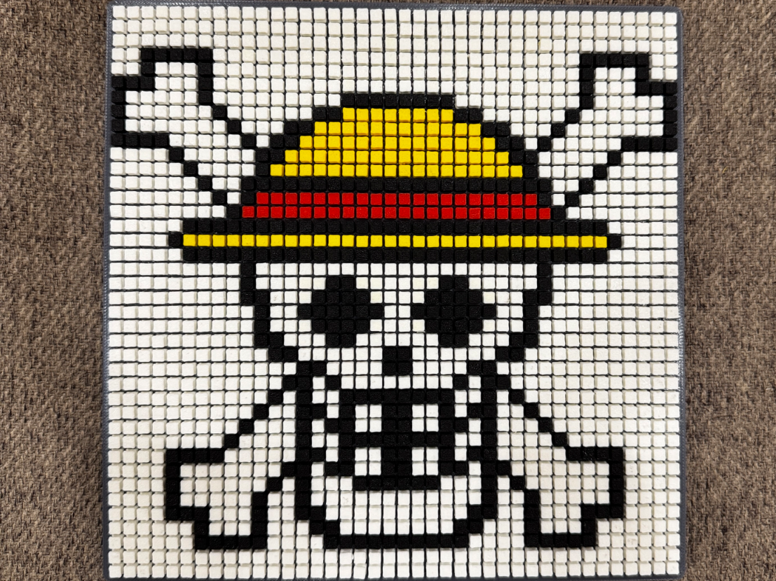 jolly roger one piece pixel art