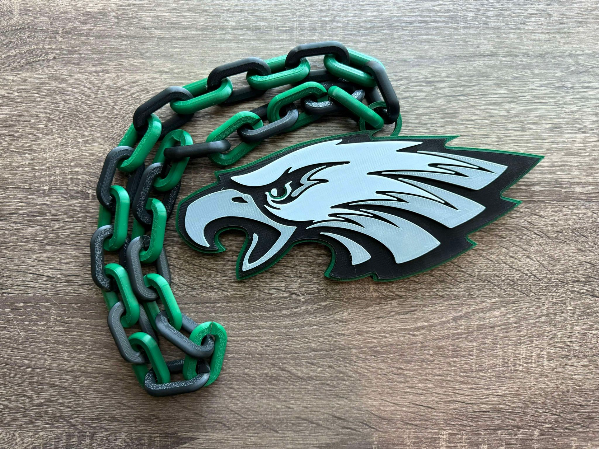 Philadelphia Eagles Oversized Necklace, Pendant