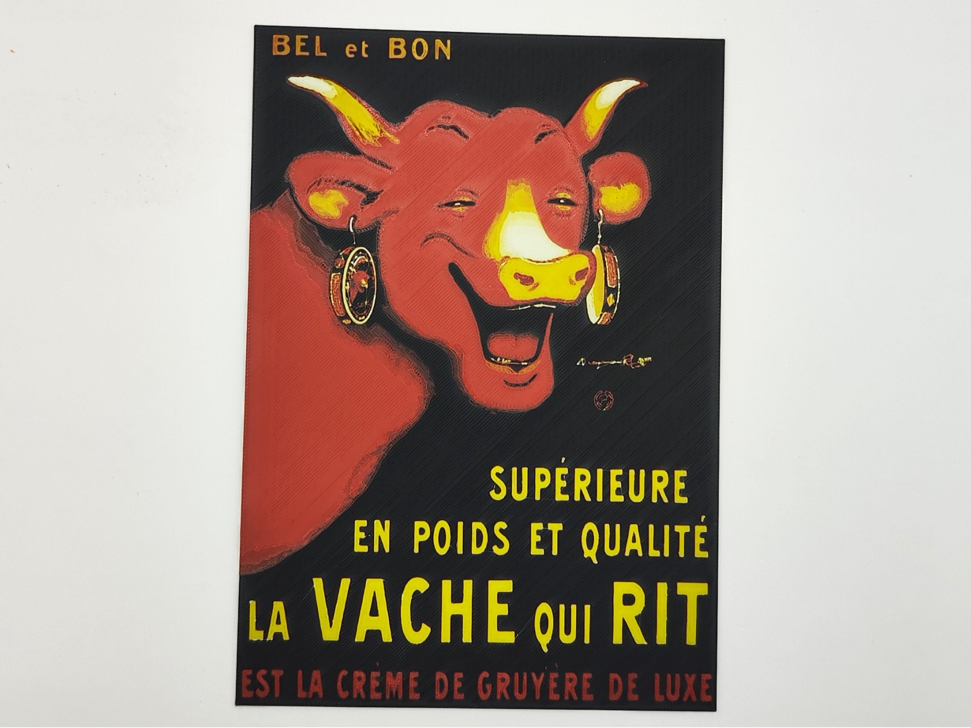 French vintage advertising - La vache qui rit