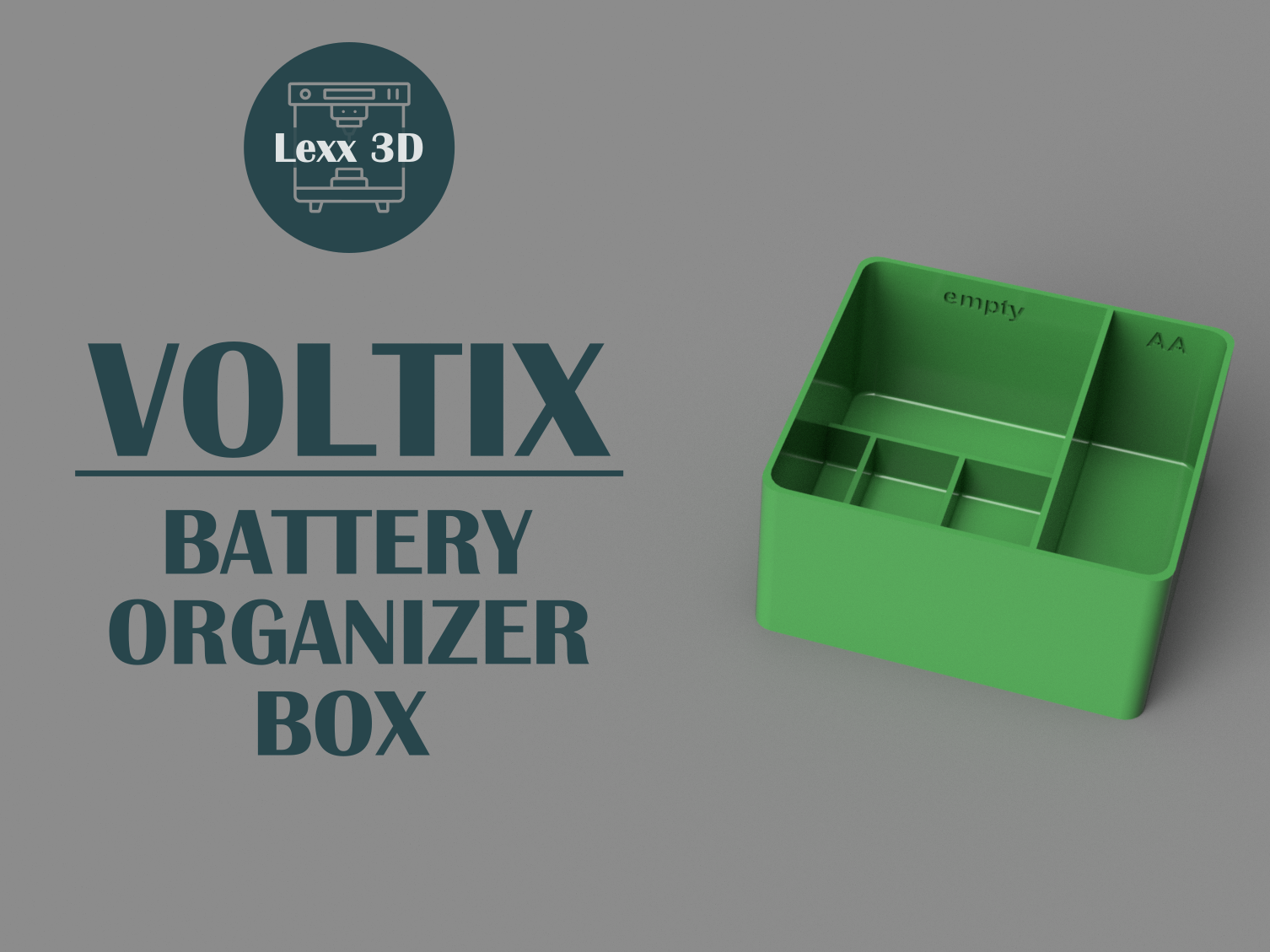 Voltix – Battery Organizer Box