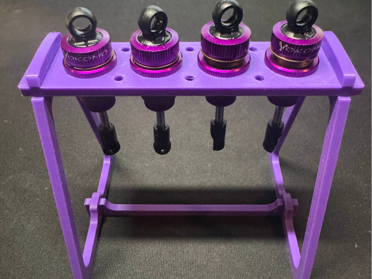1/10 rc shock stand for drift or touring car
