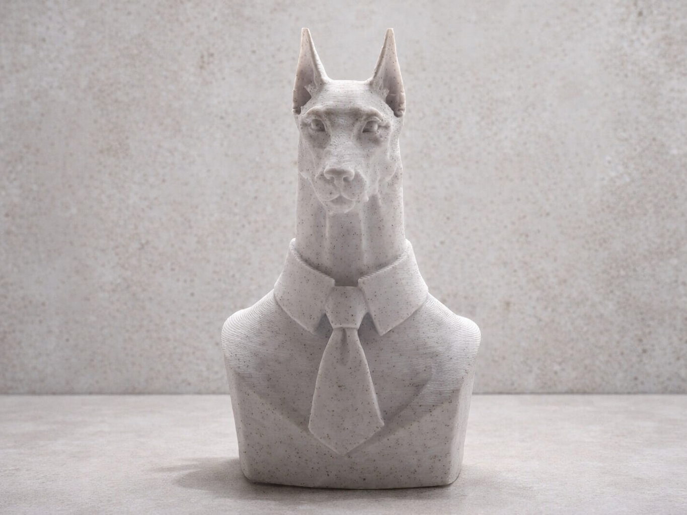 Dobermann Executive Gentleman Bust