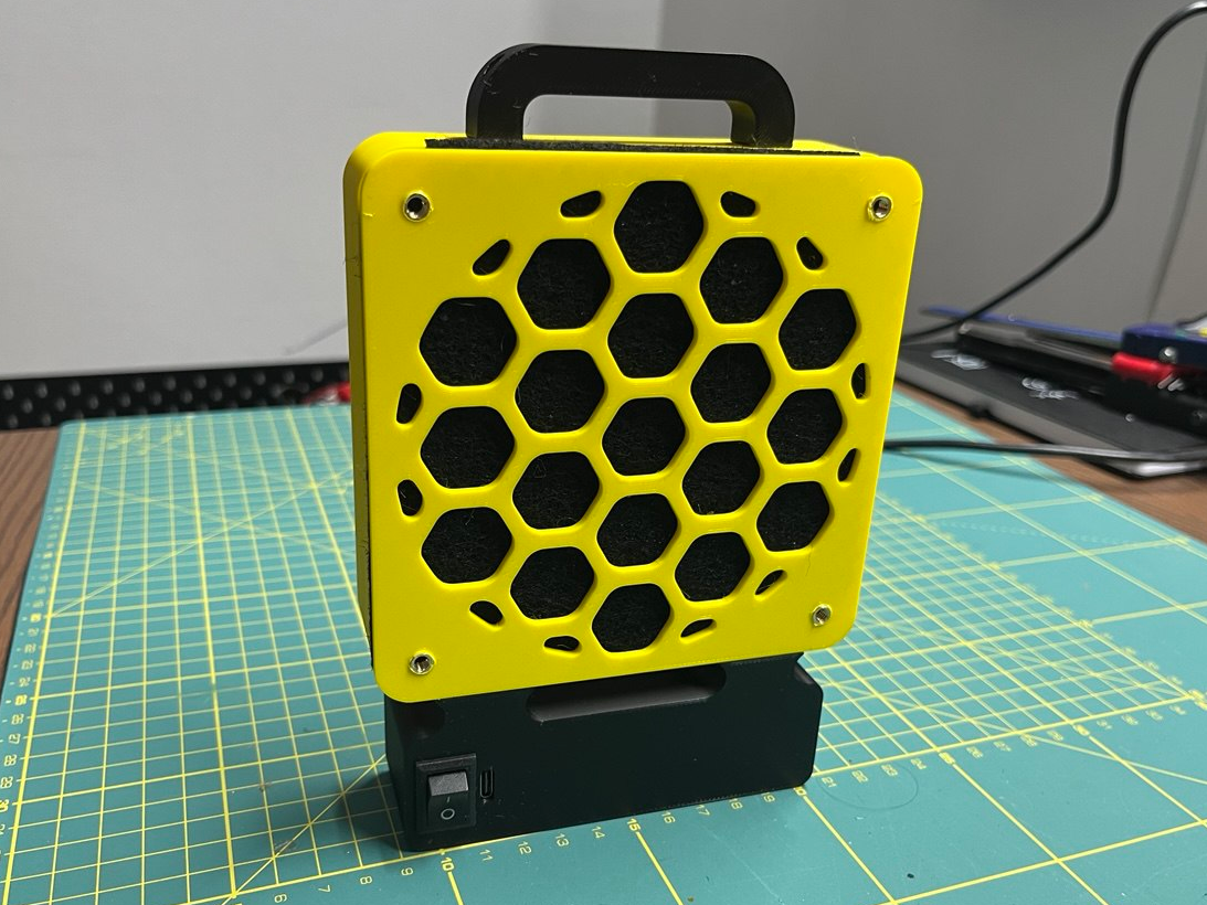 Solder Fume Extractor with assembly guide