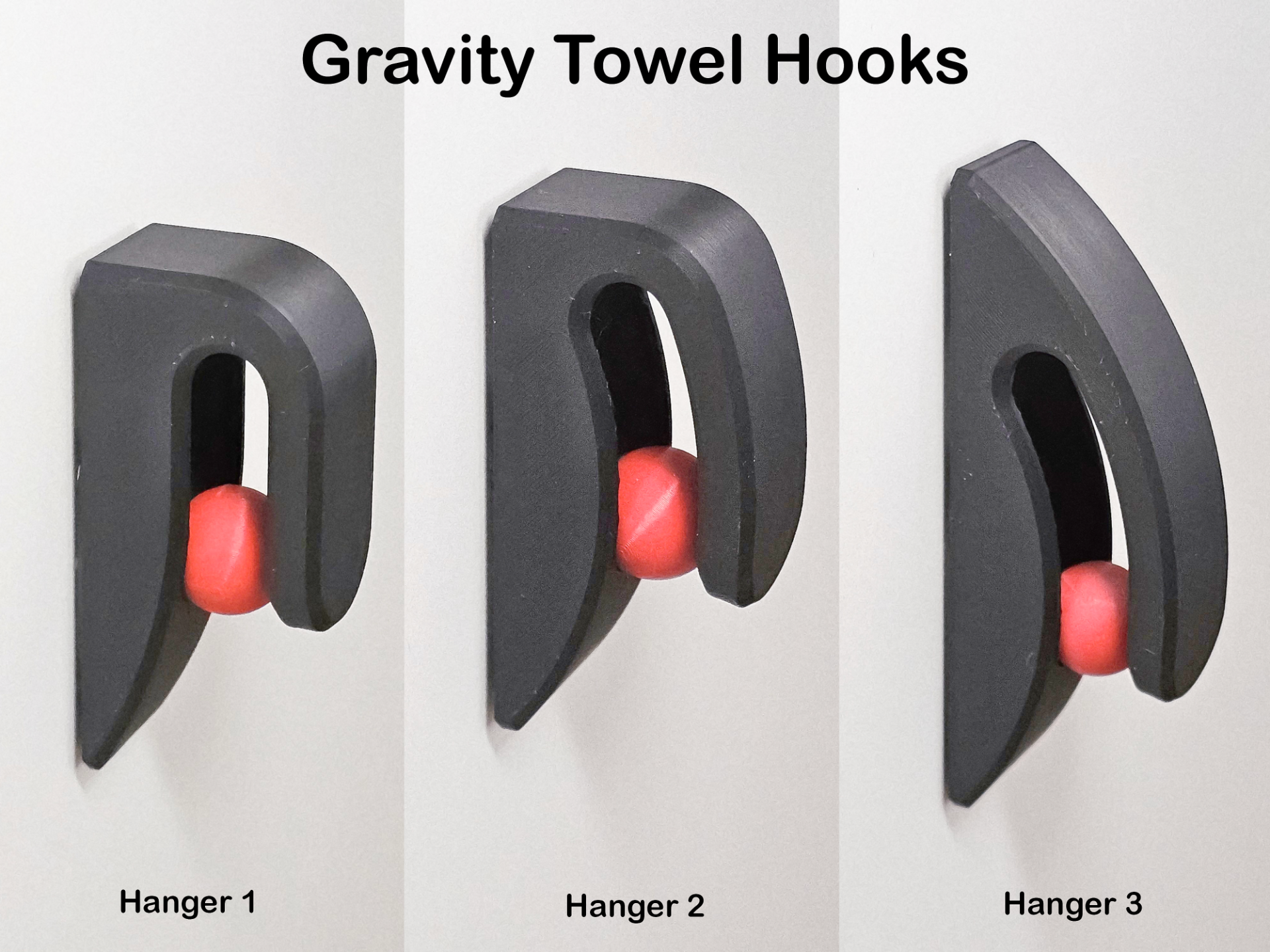 Gravity Towel Hook set