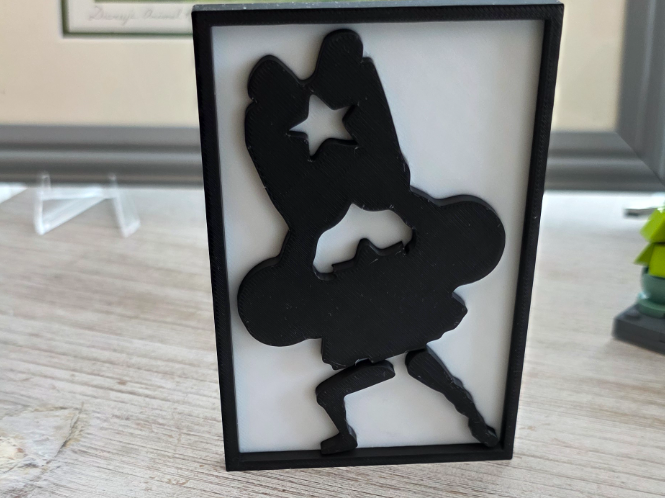 One Piece Franky Silhouette display stand