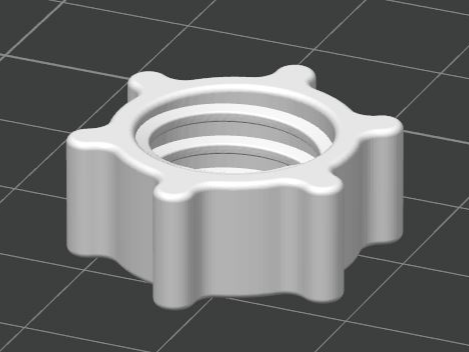 SP connect universal mount lock nut