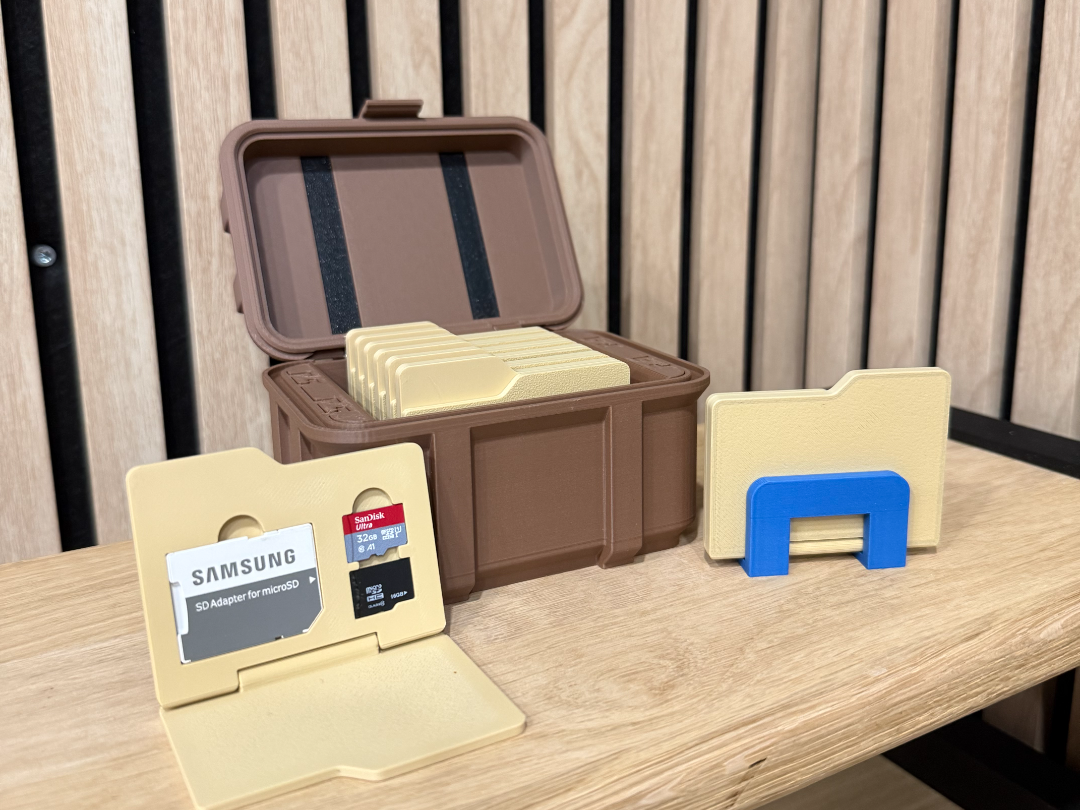 Military Box SD Card Folder Inlay