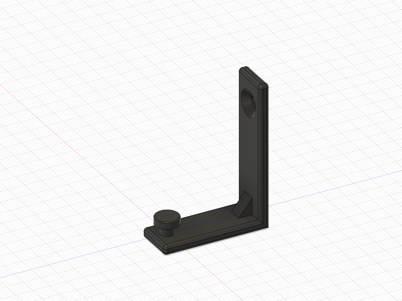 Upright Wall-Mount Power Strip Bracket