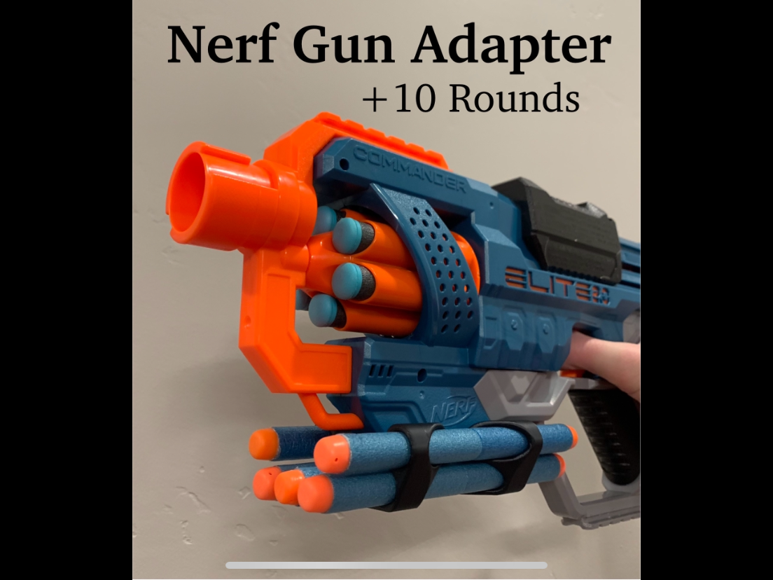 Nerf Gun Adapter +10 Rounds