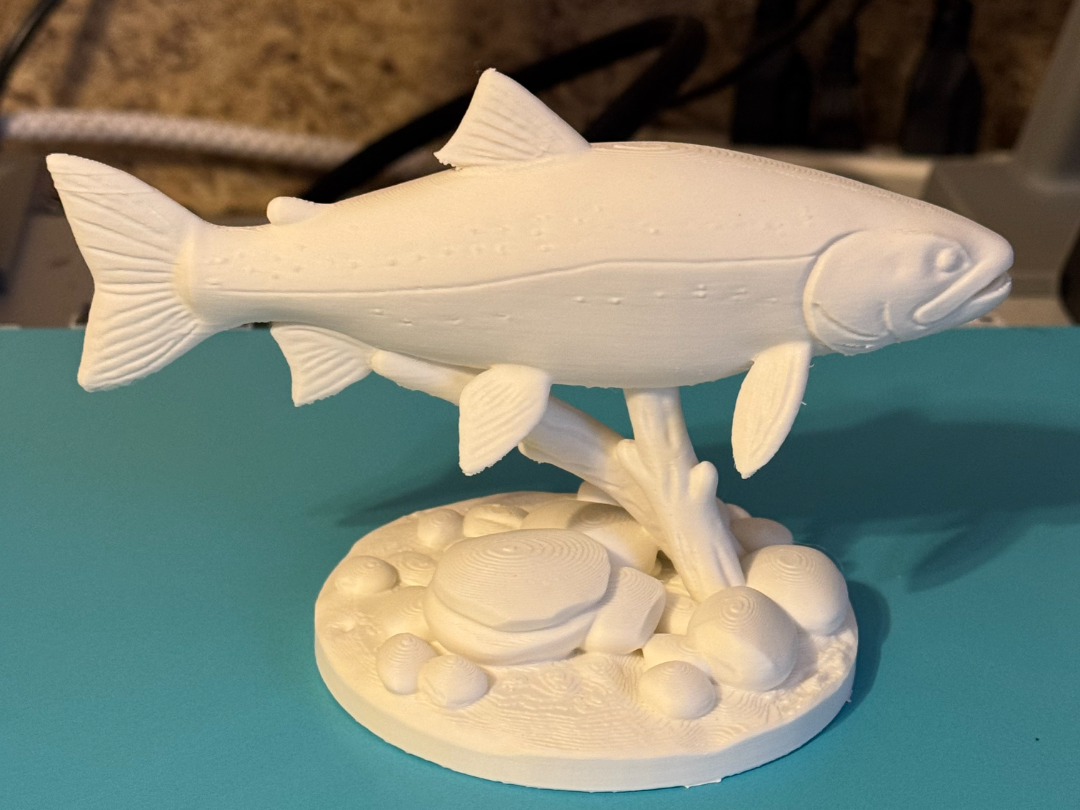 Trout Sculpture