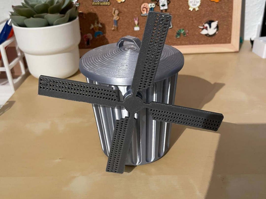 Trash Can Windmill