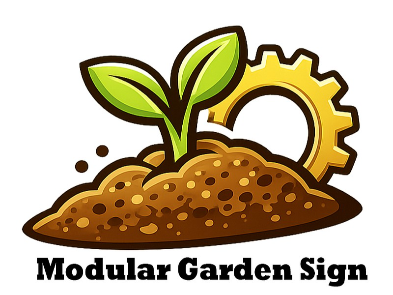 Modular Garden Sign - Custom Signs
