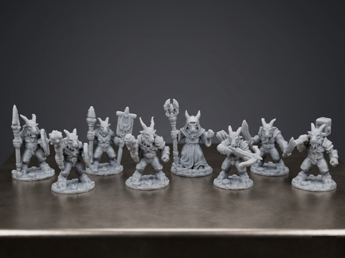 Goat Warriors -  Tabletop Miniatures Pack
