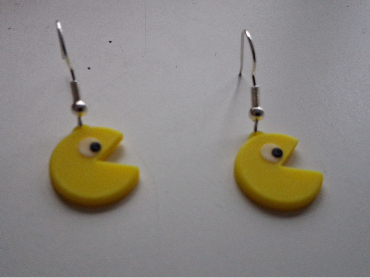 Pacman Ohrring