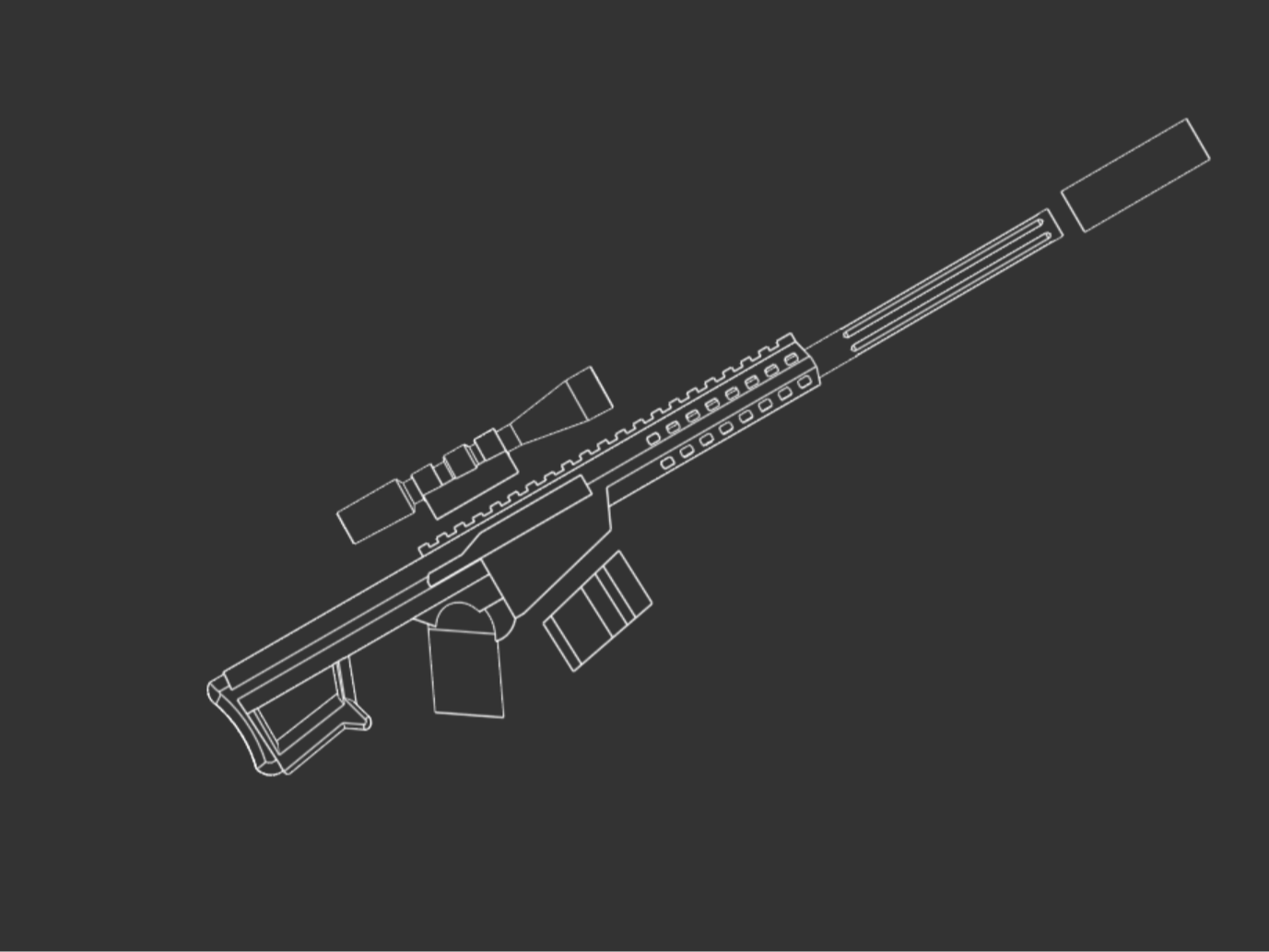 TacticalBrick M82A1 Barrett 50 Cal