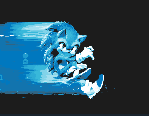 Hueforge Sonic The Hedgehog 2