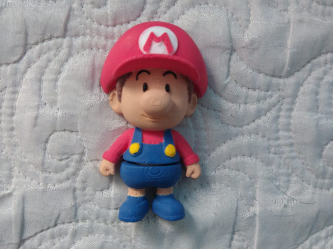Mini Flexi BabyMario (Super Mario Bros)