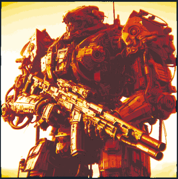 Mech Warrior 5 color - Hueforge