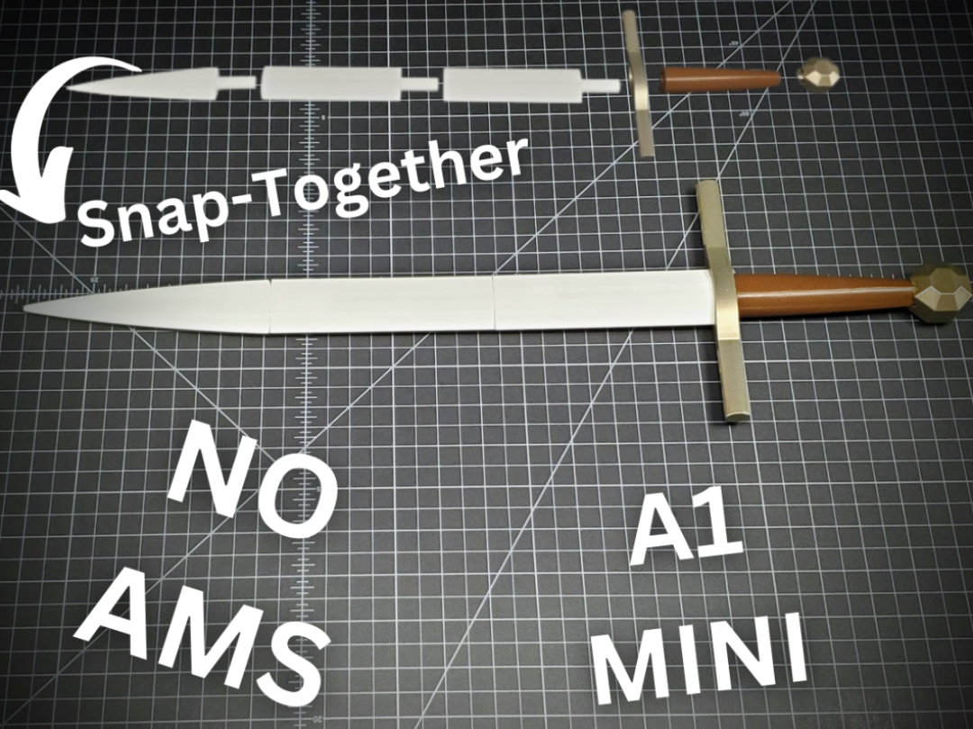 Variable Length Snap-together Sword (No AMS)