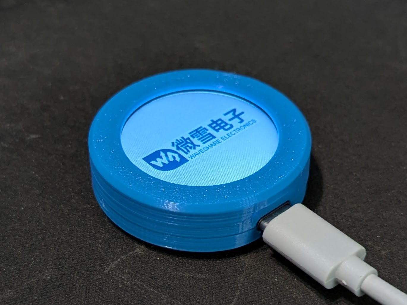 Waveshare RP2350-Touch-LCD-1.28 Case with buttons