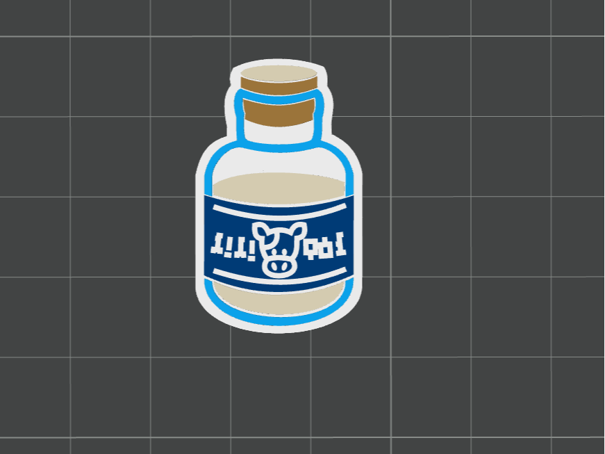 Lon Lon Ranch Milk Bottle Croc Jibbitz Charm