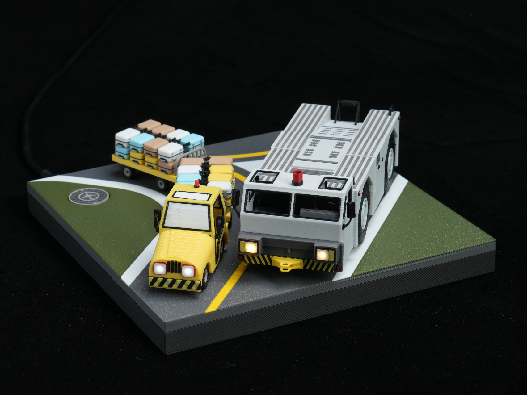 Airport Ground Support Equipment Diorama