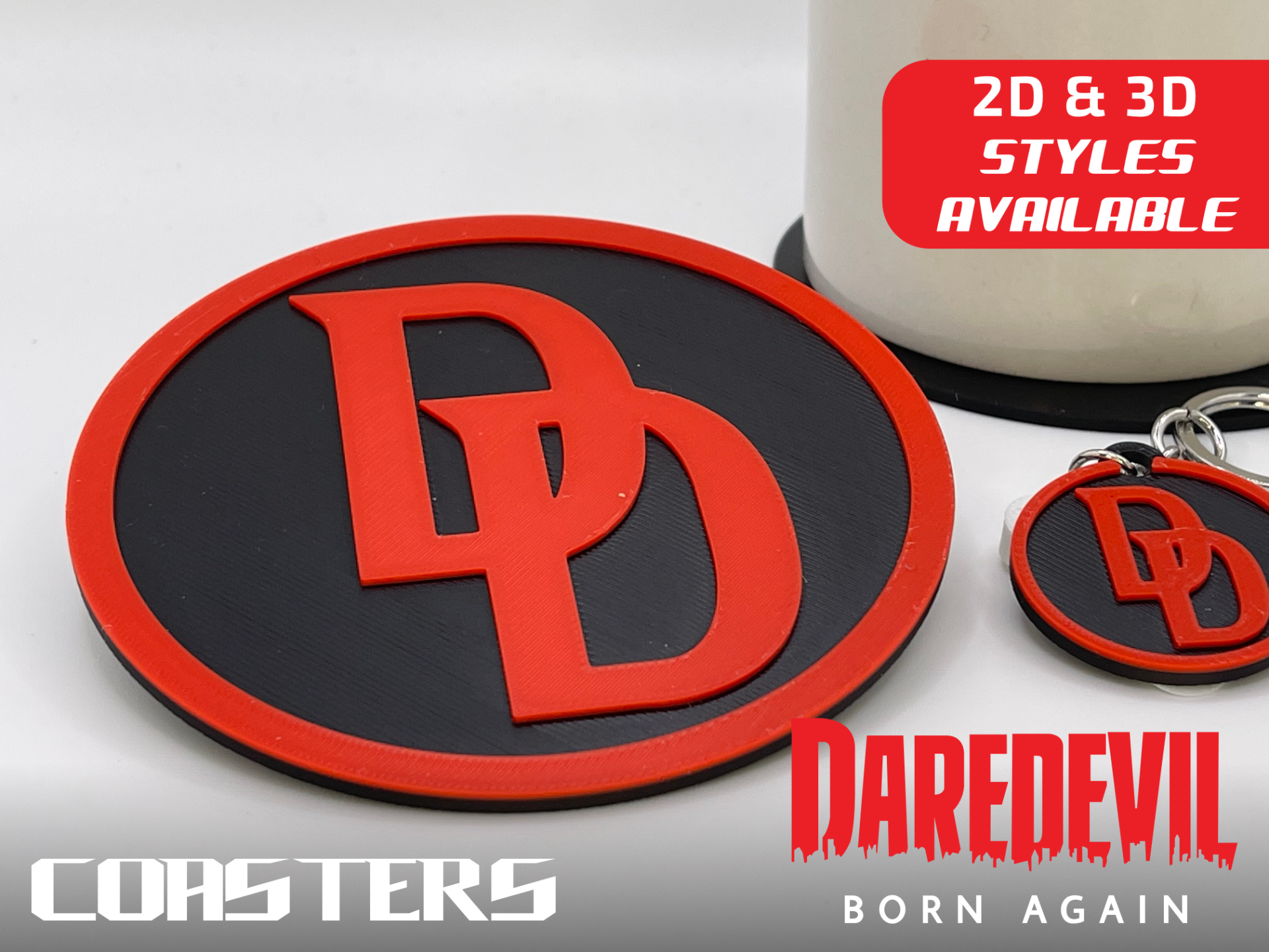 Daredevil Born Again - Coasters 2D/3D - Marvel