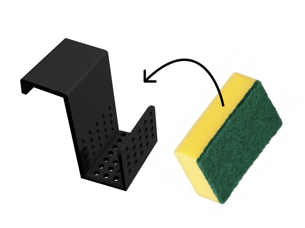 Kitchen sink sponge holder - Minimal Design