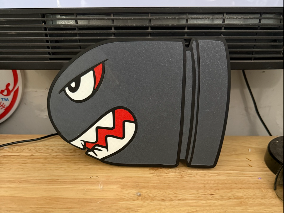 Bullet Bill from Super Mario Plaque (No AMS)