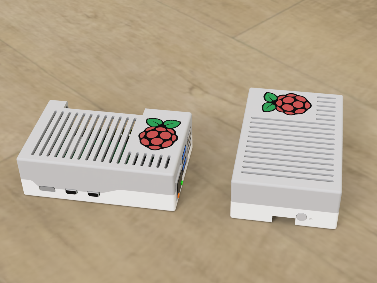 Raspberry Pi 5 With Multicolor Logo