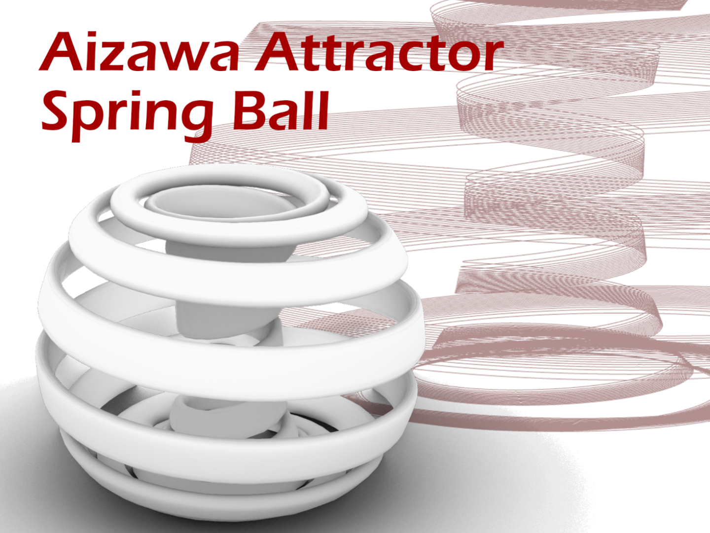 Aizawa Attractor Spring Ball