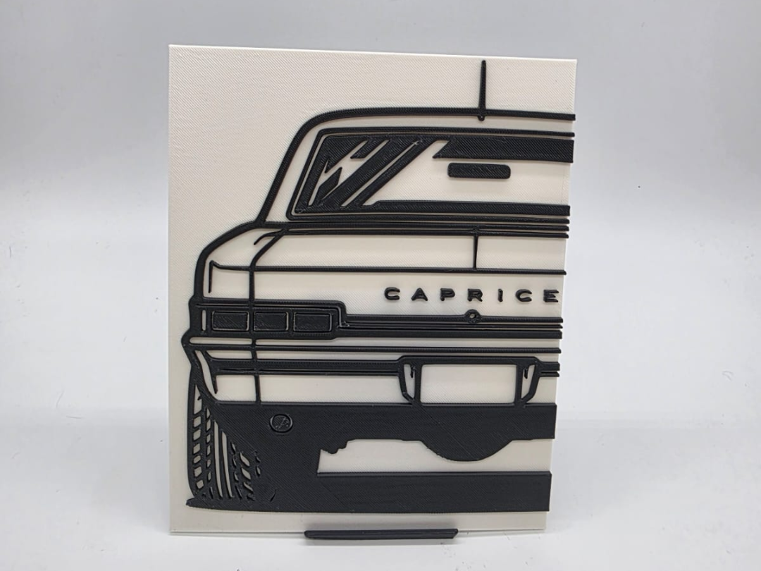 2D Wall Art Chevrolet Caprice 1st Gen. 1966‑1970
