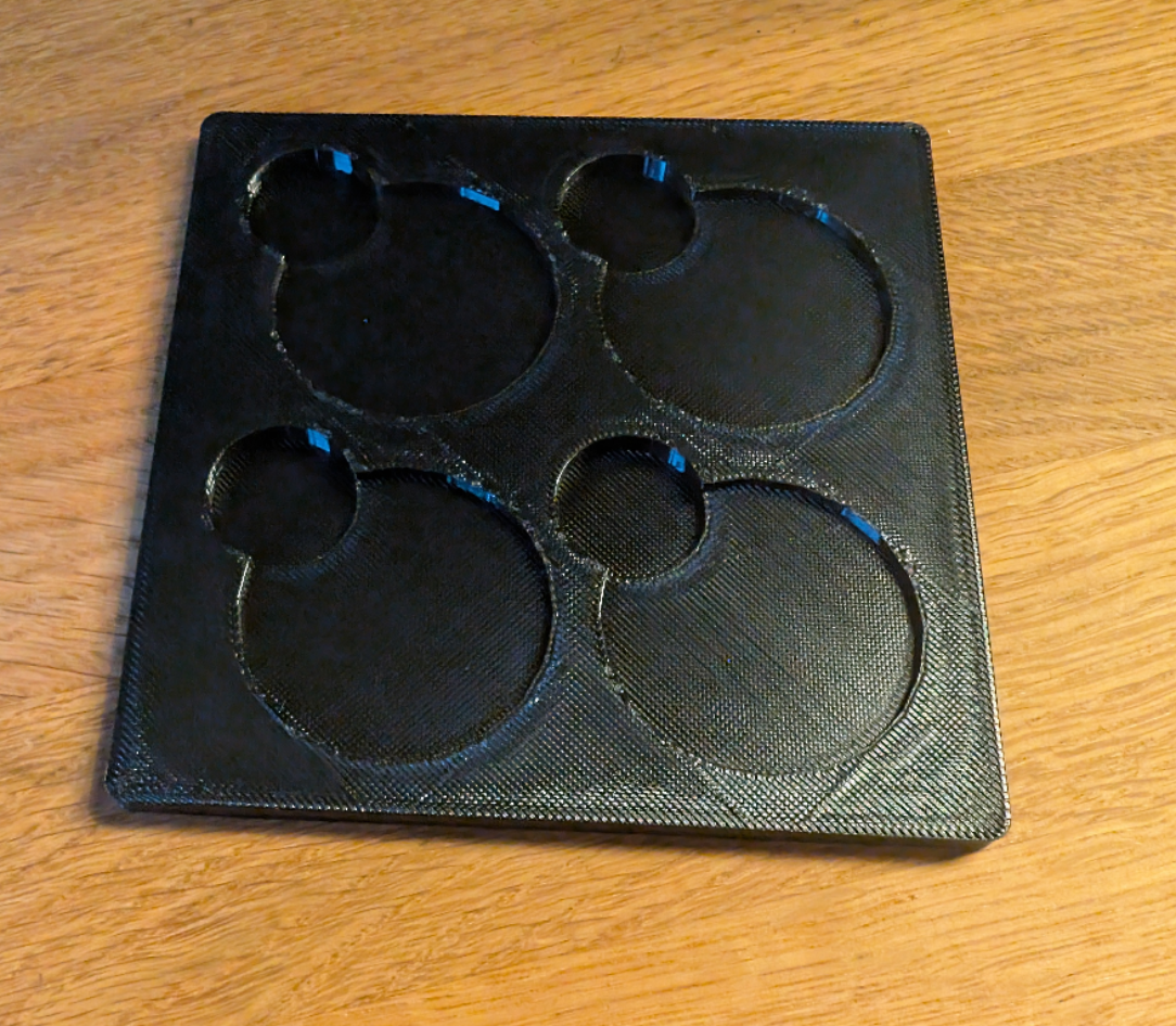Xtool F1 Jig for 40mm round things keychain