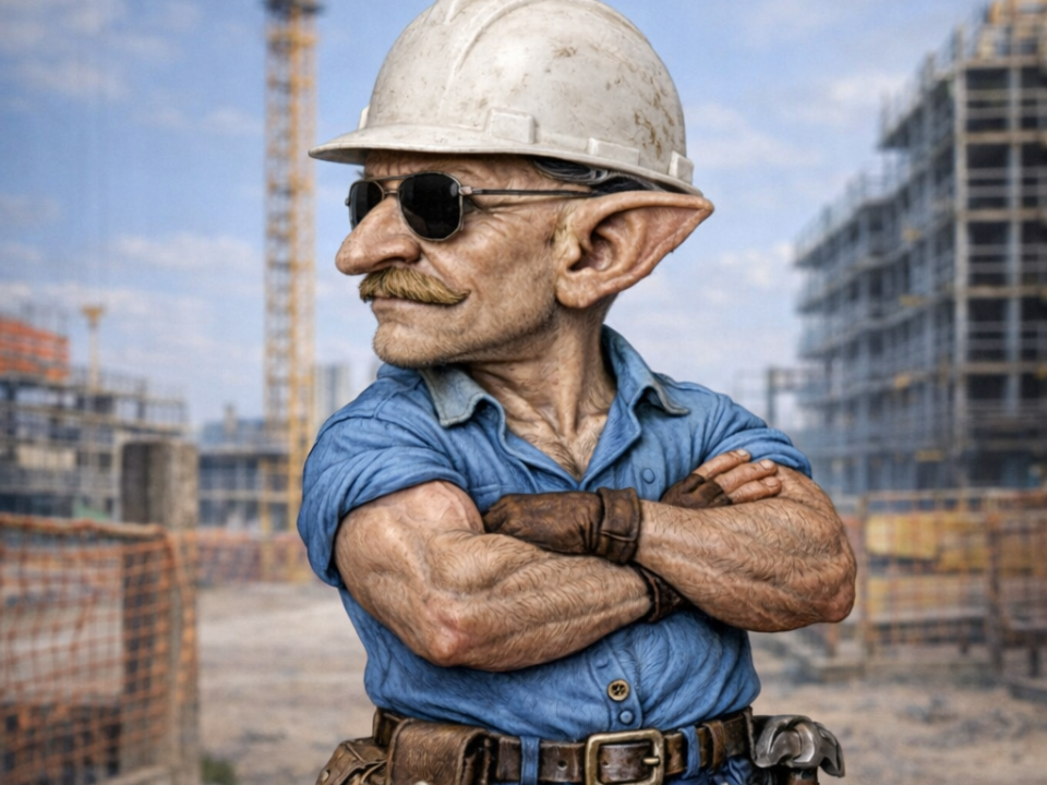 Construction worker goblin