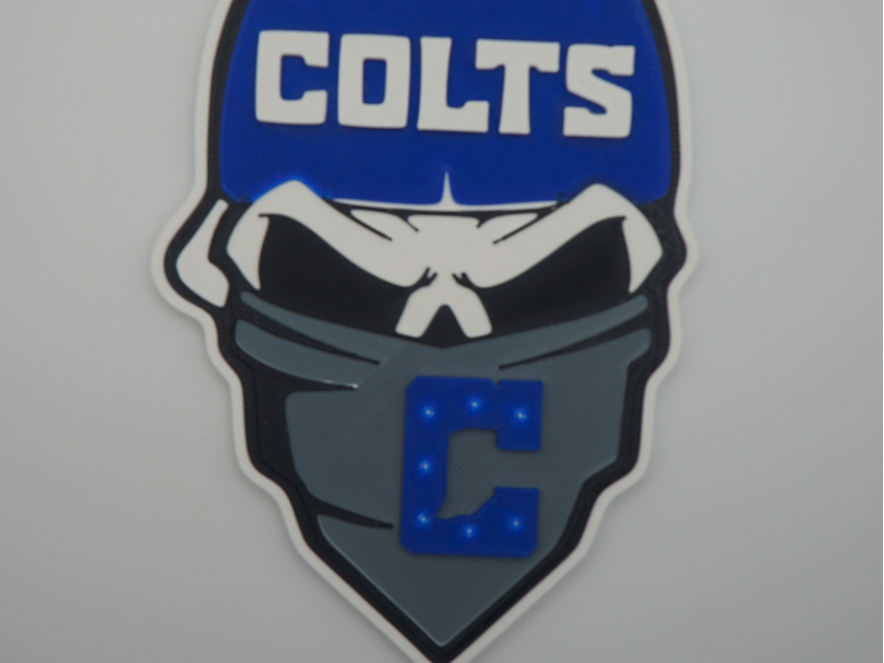Indianapolis Colts SKull Chain ** 2 Versions **