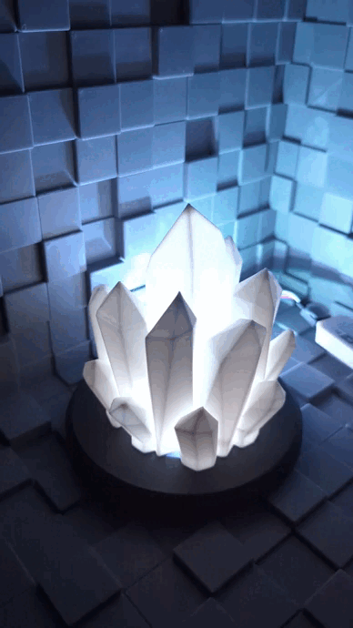 Crystal Cluster LED decoration