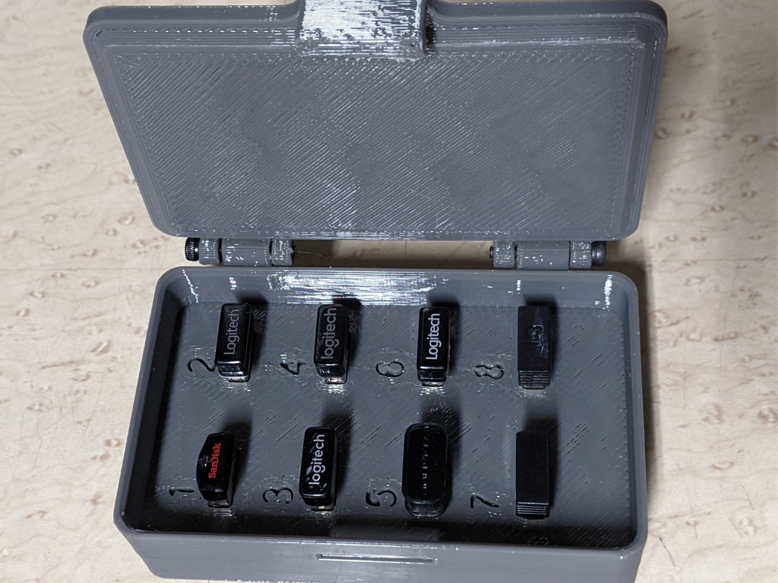 Mini USB flash drive box