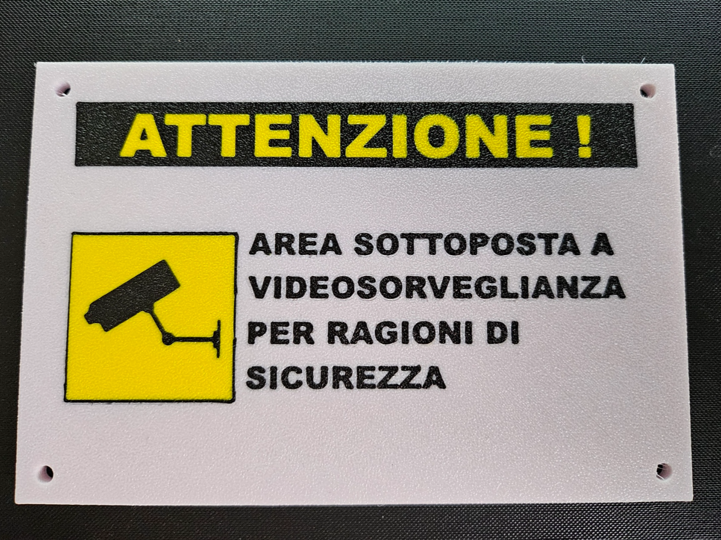 Area Videosorvegliata