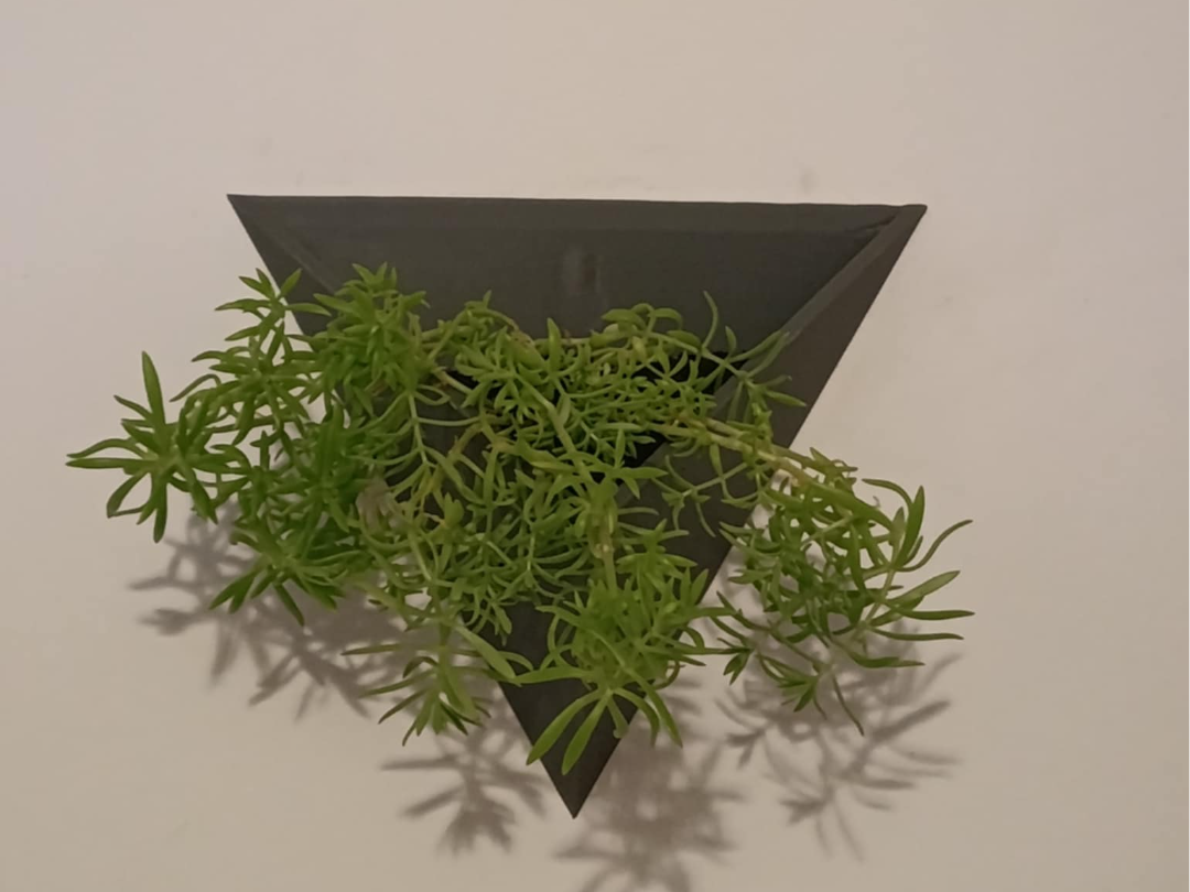 Nordic wall triangle unique minimalist planter