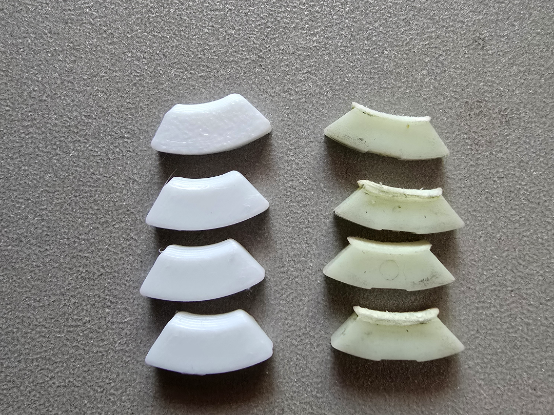 Portable dishwasher hose connector teeth/slides