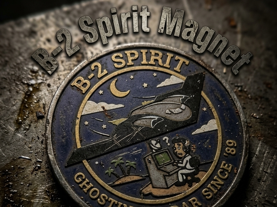 B-2 Spirit Patch Style Magnet (original design)