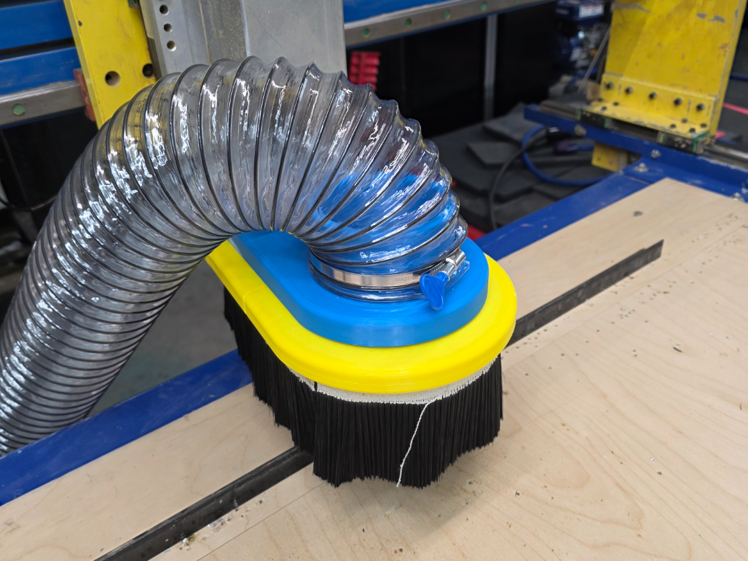 CNC router dust shoe 75mm spindle