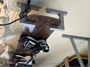 Ceiling Mounted Snowboard Rack