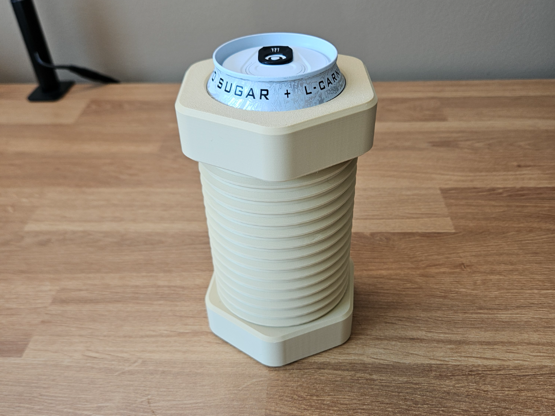 16oz Bolt & Nut Can Koozie