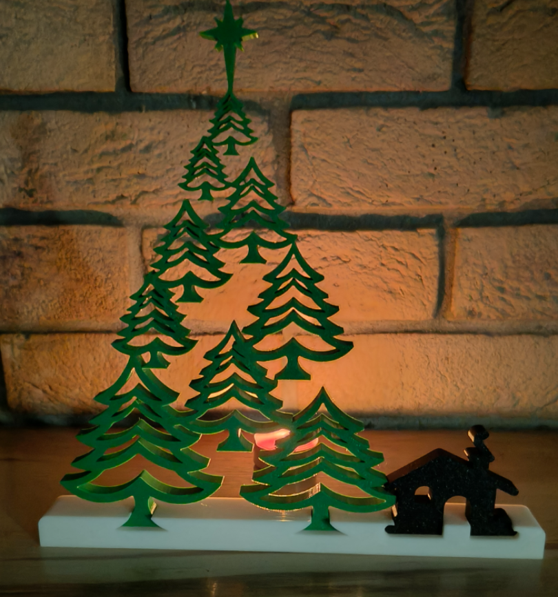 Christmas tree scenery