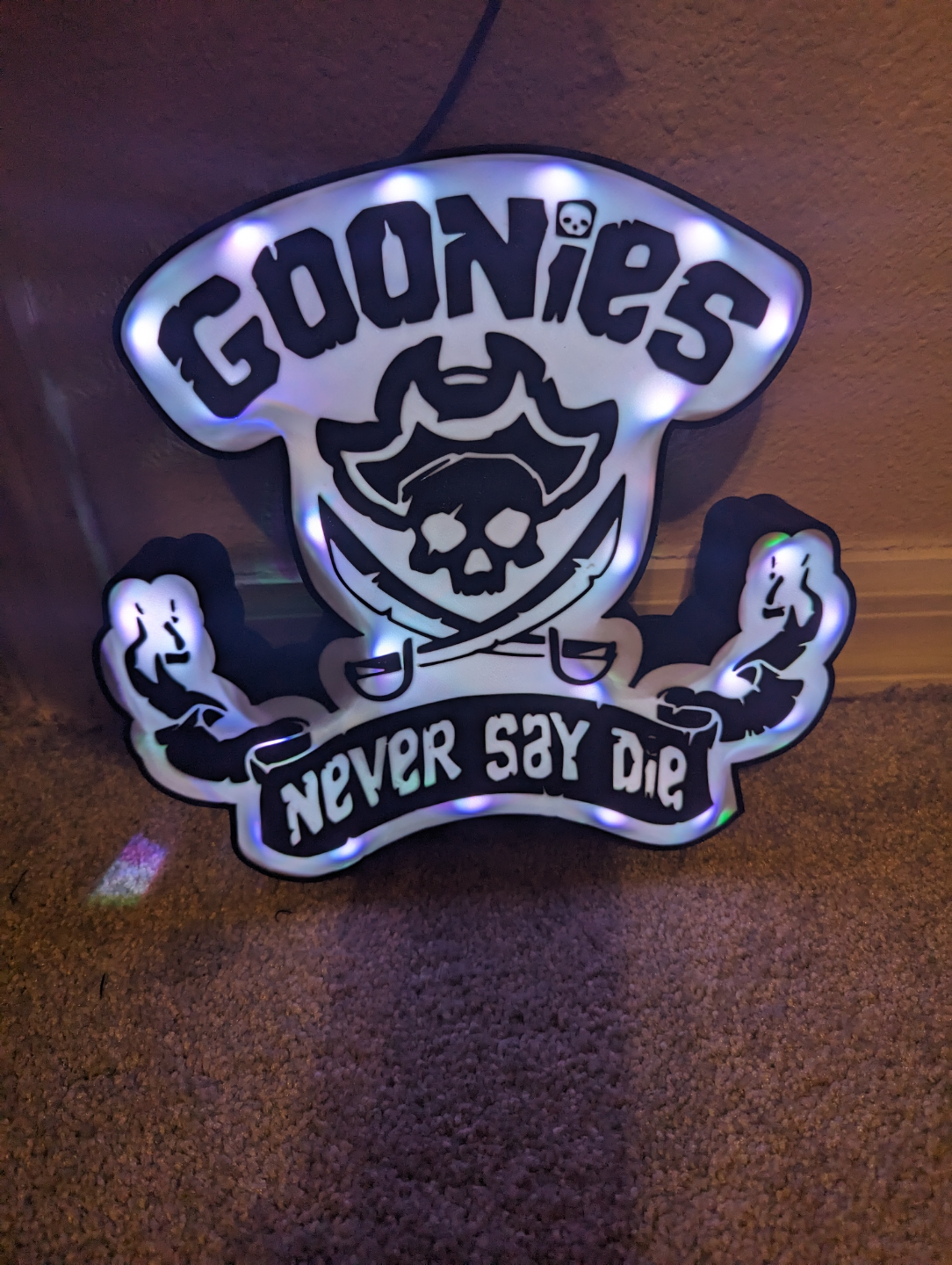 Goonies Sign Lightup